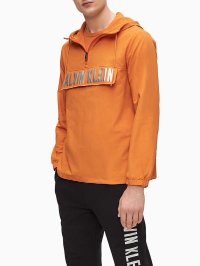 Calvin Klein Ruhák HU862060 | Calvin Klein Logo Férfi Széldzseki Narancssárga